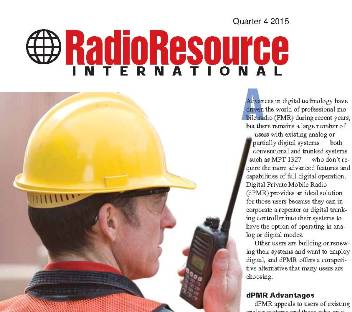  The case for dPMR, an article from Radio Resource International