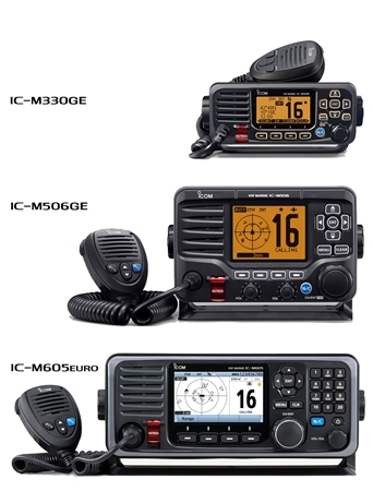 Changes to Icom UK’s Range of Marine fixed VHF/DSC Radios