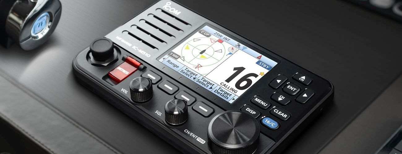Introducing the AIS Receiver Version of Icoms Advanced IC-M510 VHF/DSC Marine Radio