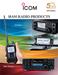 Icom Amateur Radio and D-STAR Catalogues, Now Available to Download!