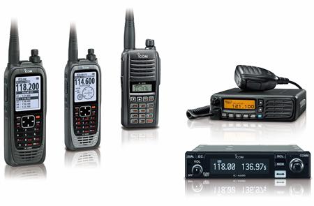 Overview of Icom's 8.33/25kHz Airband Radio Range