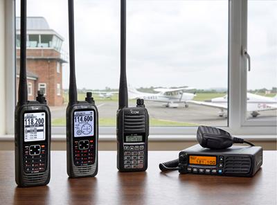 Overview of Icom's 8.33/25kHz Airband Radio Range