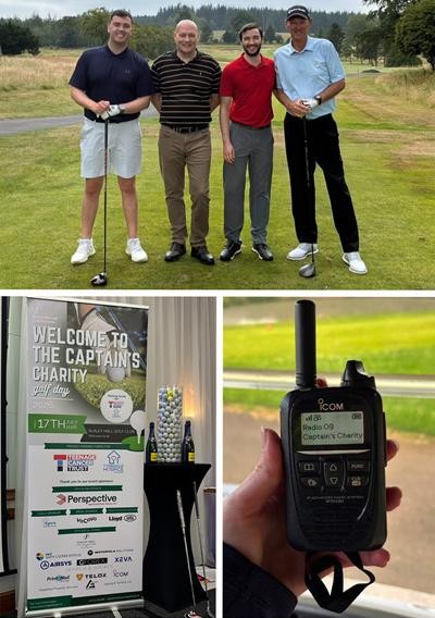 Driving Successful Communication: Icom UK Support Captain’s Charity Golf Day