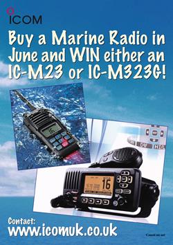 Buy any Icom Fixed Marine Radio and win an IC-M23 Handheld!