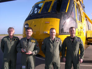 RAF Search and Rescue Helicopters use the new IC-M71 VHF Marine Radio