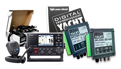 Convert your IC-M510E into a Combined Marine VHF/DSC Radio/Class B + Transponder Solution with Digital Yacht