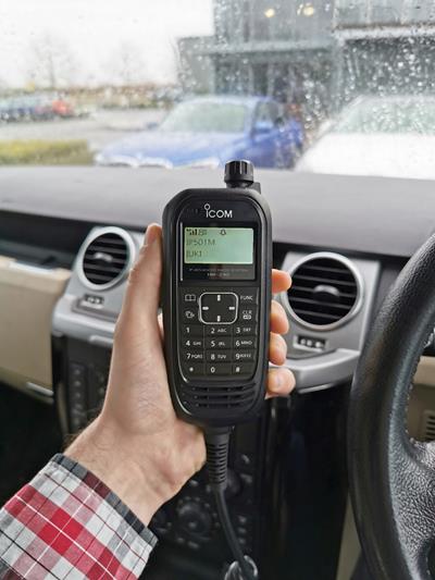 New Icom LTE Remote Speaker Microphone for Vehicle Operation