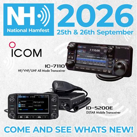 See The Latest Icom Products at National Hamfest 2026!