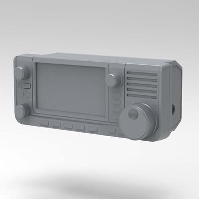 Download IC-705 Exterior Case 3D Data and Create Your Own Accessories