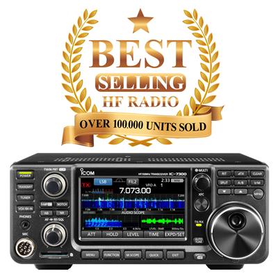 Over 100,000 Sales Worldwide for the Acclaimed IC-7300 HF Transceiver