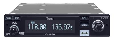 Icom Launch New IC-A220T 8.33kHz Air Band Panel Mount VHF Radio