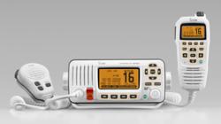 Icoms latest Fixed Mount VHF/DSC Marine Radios available in white
