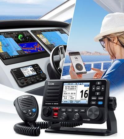 Icom Launch New Innovative Marine VHF Radios at the Southampton Boatshow 2021