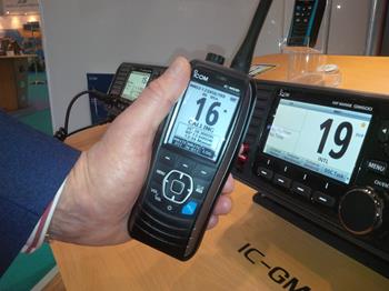 IC-M93D Handheld VHF/DSC to Debut at the Southampton Boat Show 2016