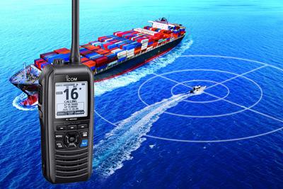 Icom IC-M94DE, The World's First Marine Handportable With a Built-In AIS Receiver!