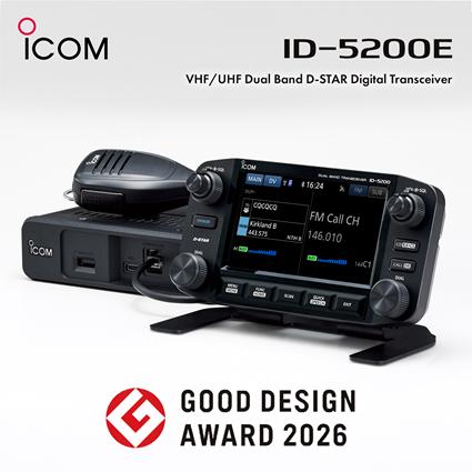 Icom ID-5200E Mobile Transceiver Wins 2026 Good Design Award