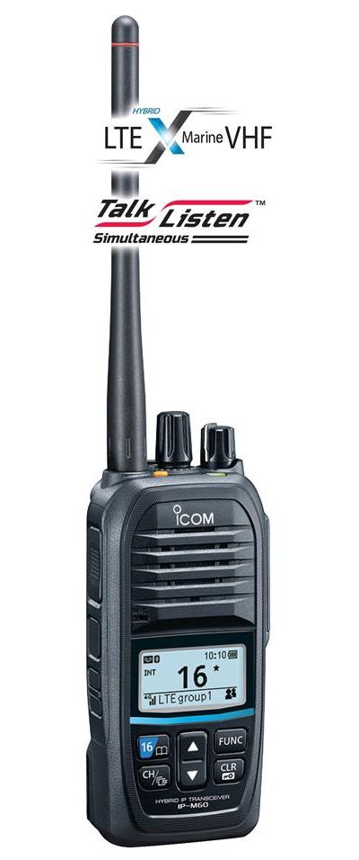 Icom Launches Groundbreaking IP-M60 Marine VHF/LTE Hybrid Radio at METS 2023