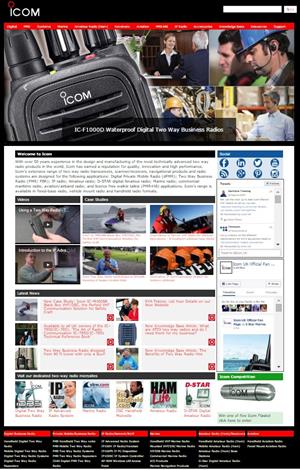 New Icom UK website Dedicated to Everything in Two-Way Radio 