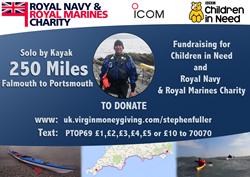 Icom UK Support 500km Unaided Charity Sea-Kayak
