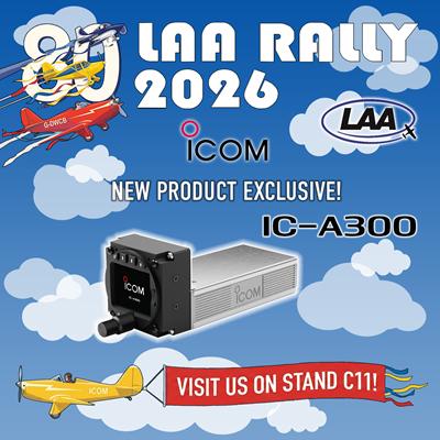Ready for Take-off! Icom UK Attending the 2026 LAA Rally