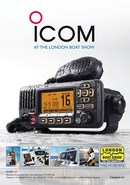Icom Launches New Marine Products at the London Boatshow 2013