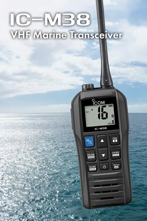 Icom Unveils the IC-M38 Marine VHF Handheld with Built-In Bluetooth® Connectivity