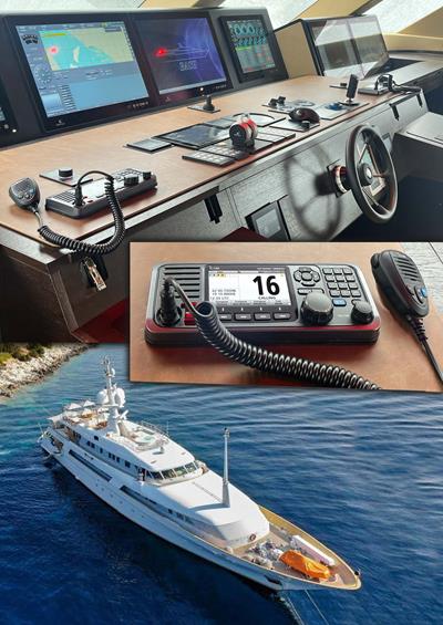 Seawood Yachts Supply Icom GMDSS Radio Equipment to Iconic Superyacht "My Bash"