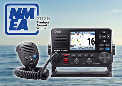 Icom's IC-M510 EVO Wins Prestigious NMEA Award