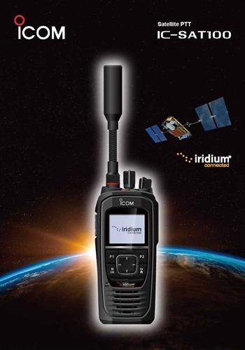 Icom and Iridium to Develop New Global Satellite PTT Radio System