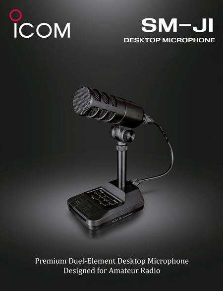 Icom Announces the SM-J1 Premium Dual-Element Desktop Microphone