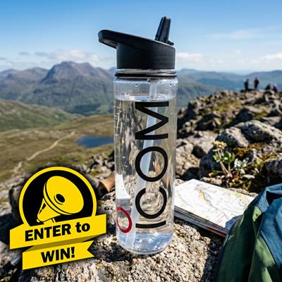 Enter Our Latest Website Competition to Win an Icom Water Bottle!