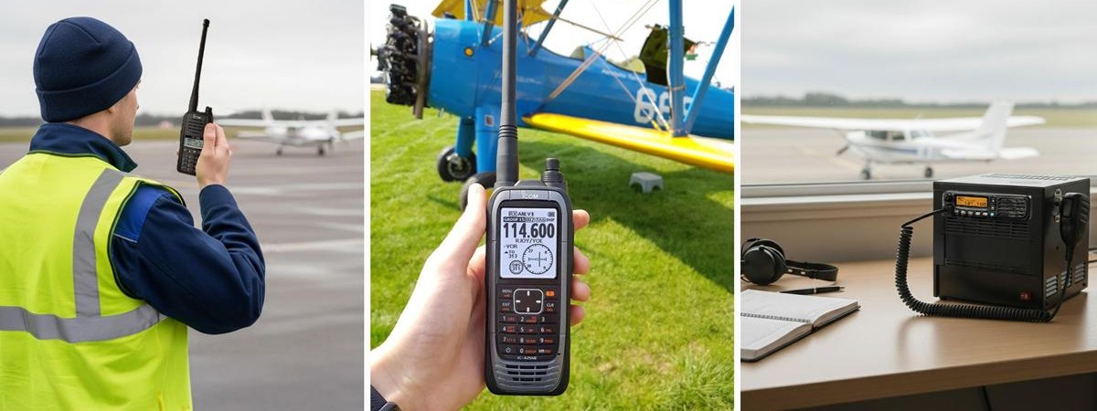 Icom Airband Radios:<br> The Professional Choice for Aviation Businesses