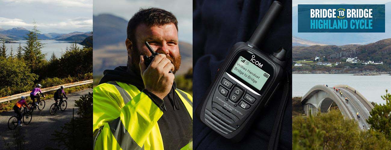Icom LTE Radios Keep Riders Connected <br>on 77-Mile Highland Charity Ride