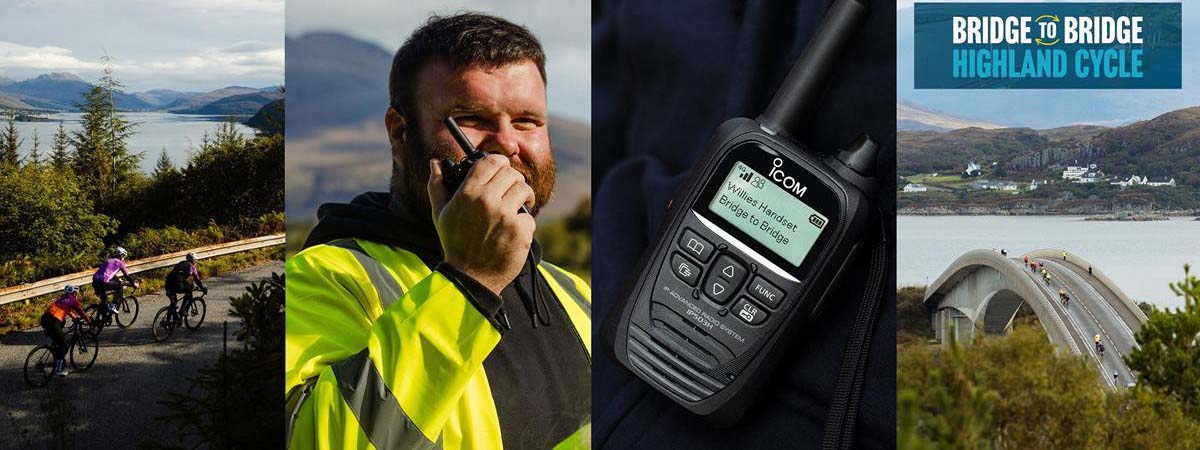 Icom LTE Radios Keep Riders Connected <br>on 77-Mile Highland Charity Ride