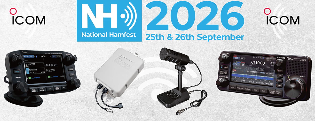 See The Latest Icom Products at National Hamfest 2026!
