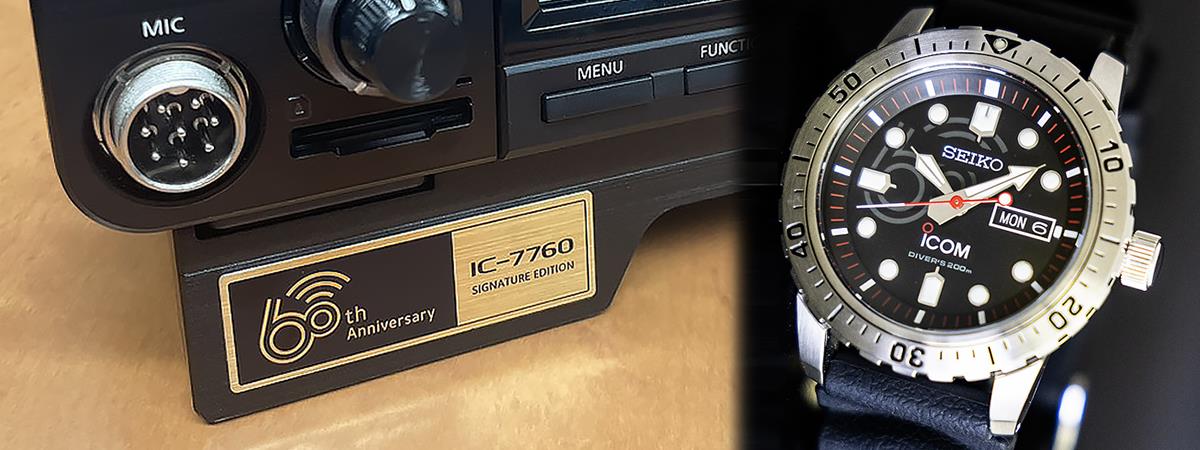 Icom Announces a 60th Anniversary Special Edition of the IC-7760 Transceiver “The Signature Edition”