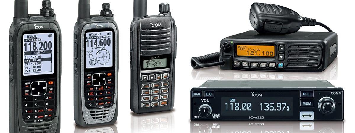 Overview of Icom's 8.33/25kHz Airband Radio Range