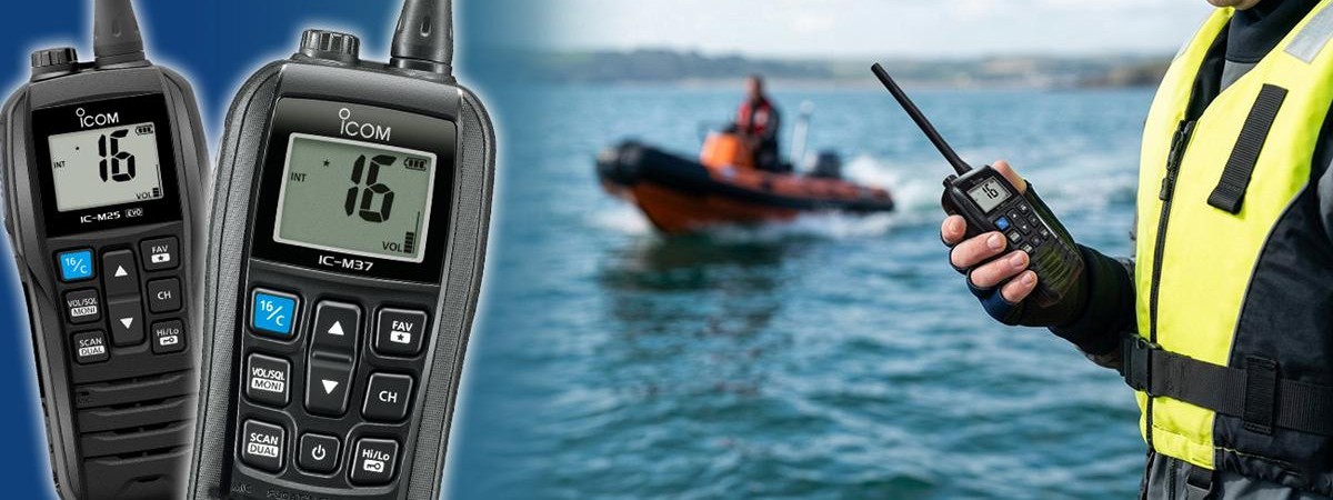 An Essential Part of Your Safety Equipment - <br>Icom Marine Handheld Radios