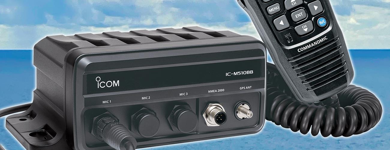 Icom Introduces the IC-M410BB and IC-M510BB Black Box VHF Radios with Multi-Station Control
