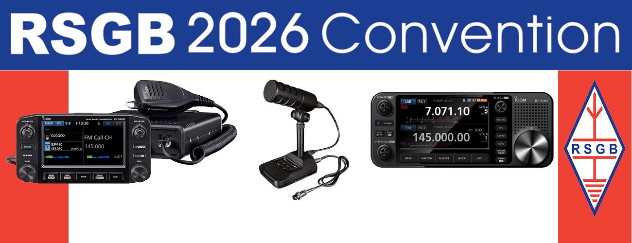 Icom UK Showcasing Latest Products at RSGB Convention 2026