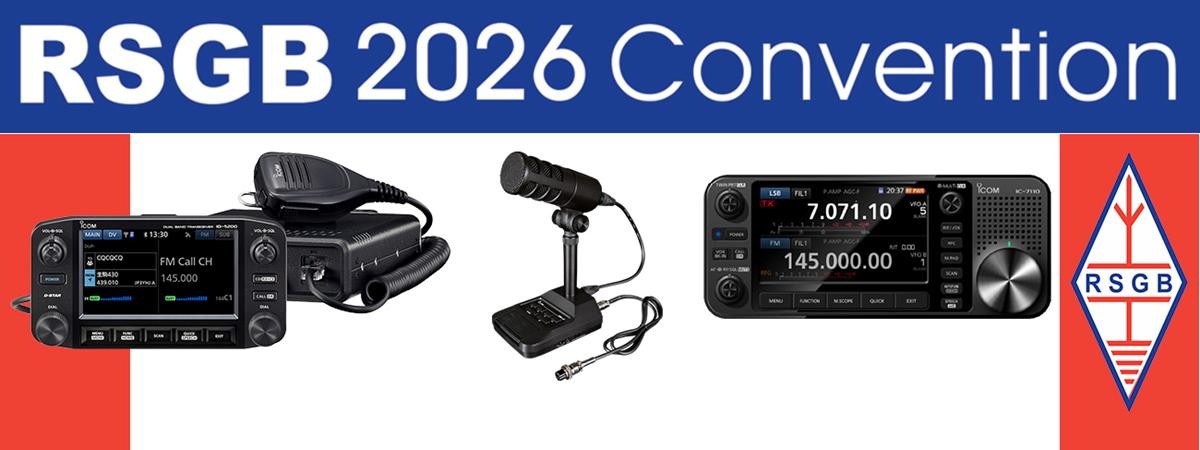 Icom UK Showcasing Latest Products at RSGB Convention 2026
