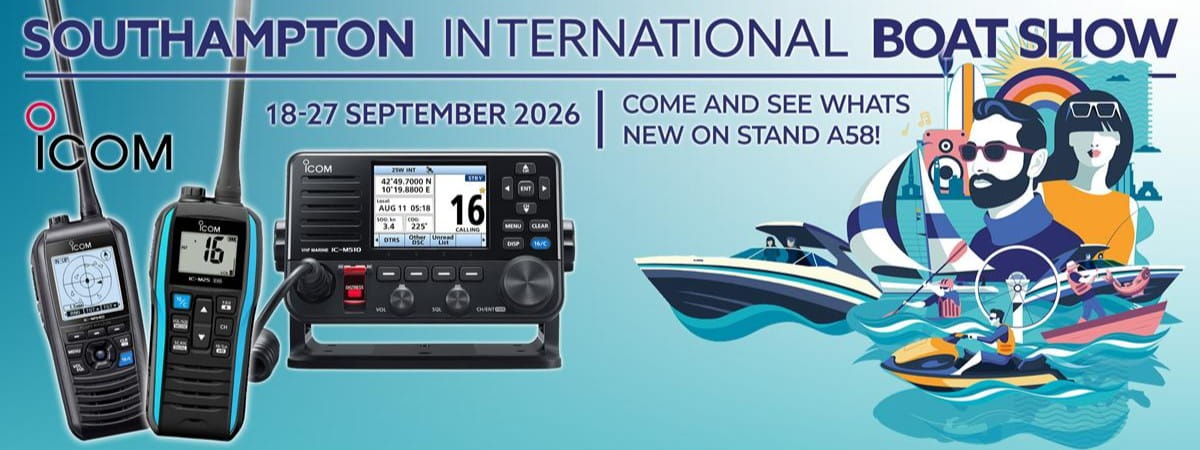 Join Icom UK At The Southampton Boat Show 2026!