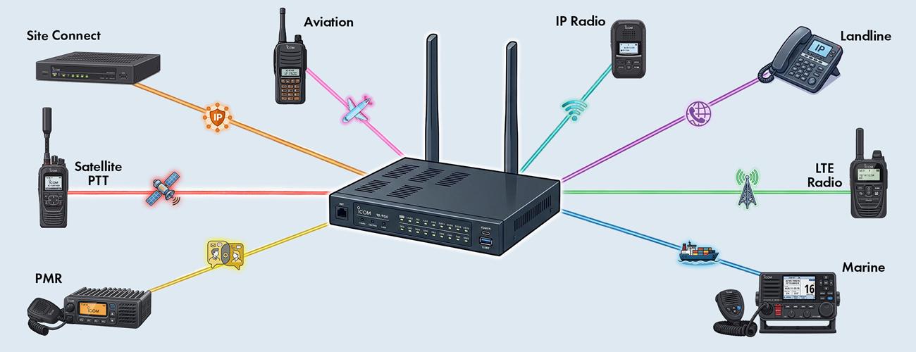 The Icom VE-PG4 Radio Gateway: <br> Providing Seamless Multi-Protocol Connectivity