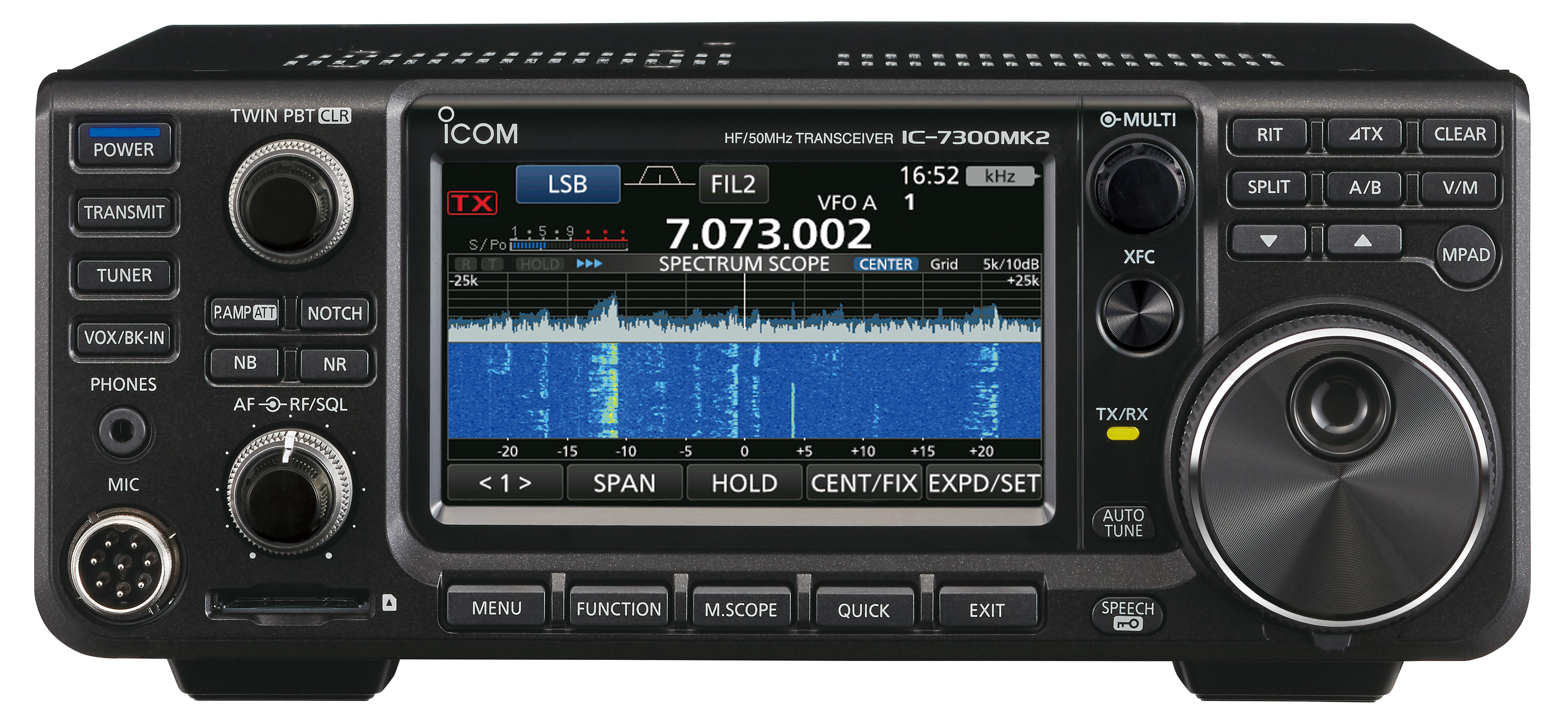 IC-7300MK2 HF/50/70 MHz Transceiver (Standard)