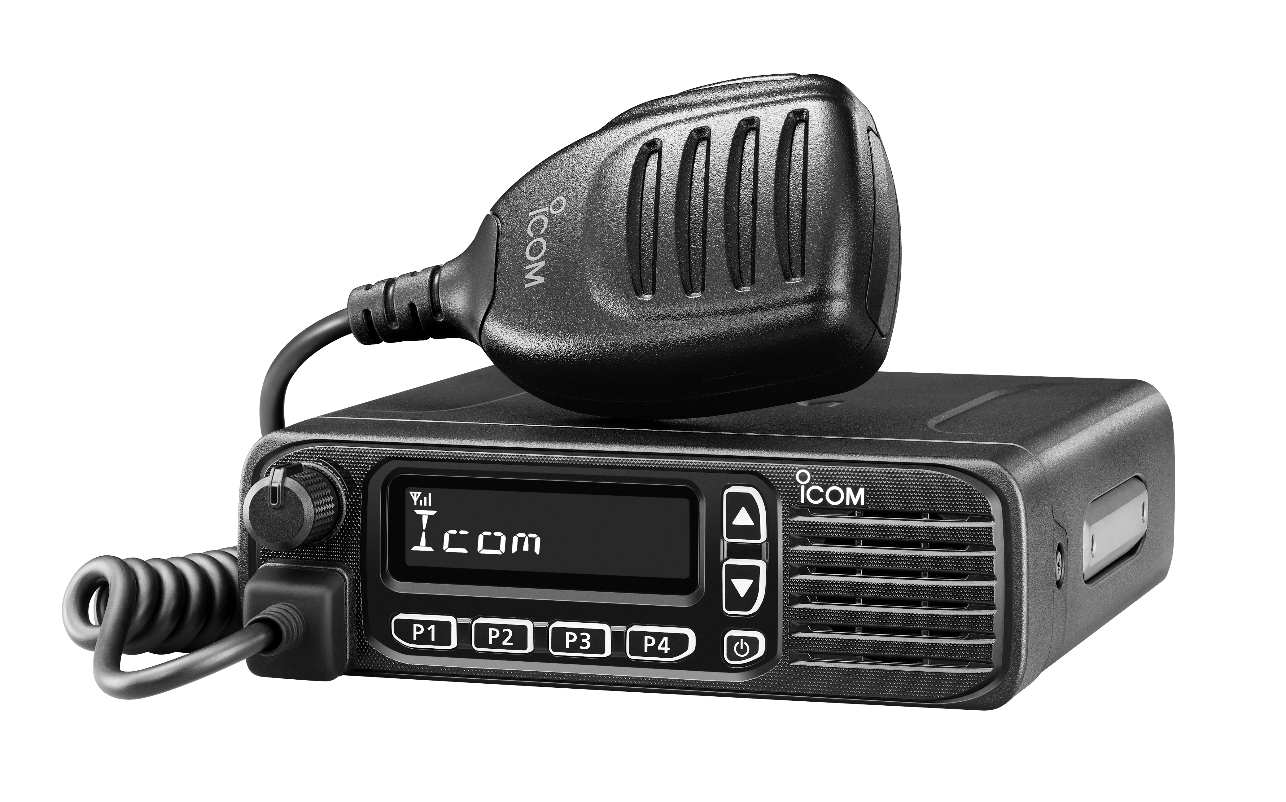 IC-F5130D/F6103D VHF/UHF Digital Mobile Radio Series (Angled Image)
