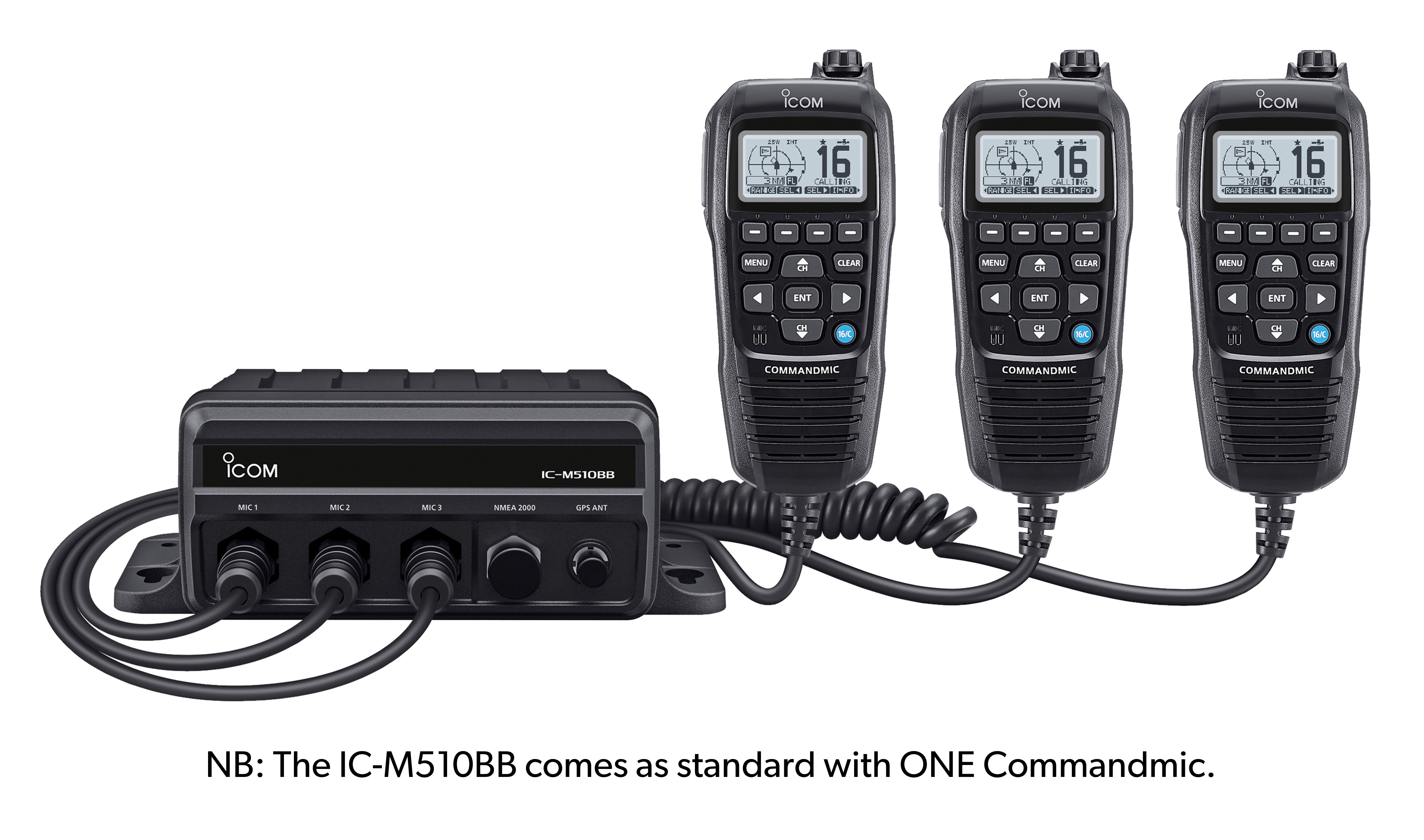 IC-M510BB Black Box VHF/DSC Transceiver with AIS Receive Facility 