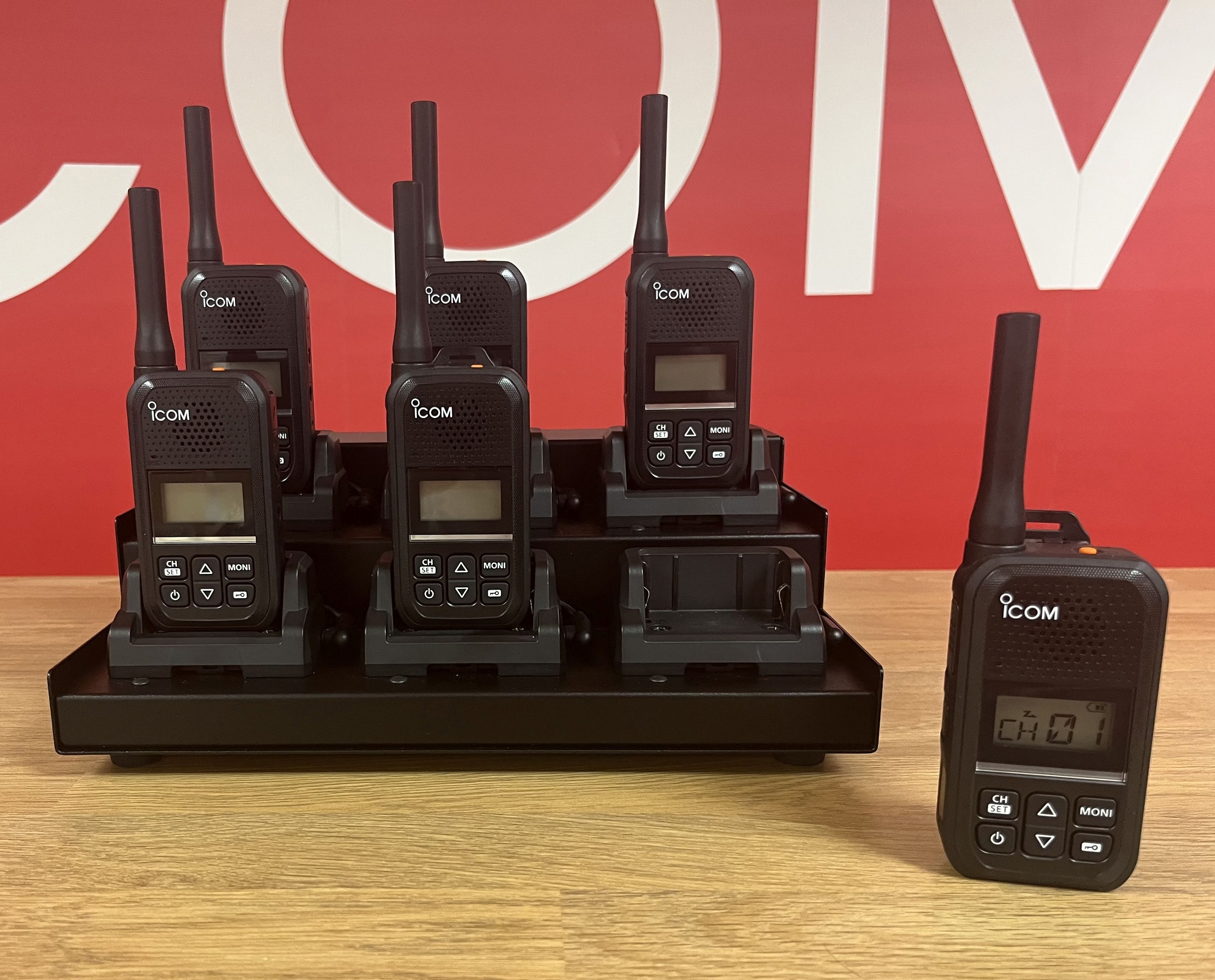 UK6WAY Featuring six IC-U20SR radios 