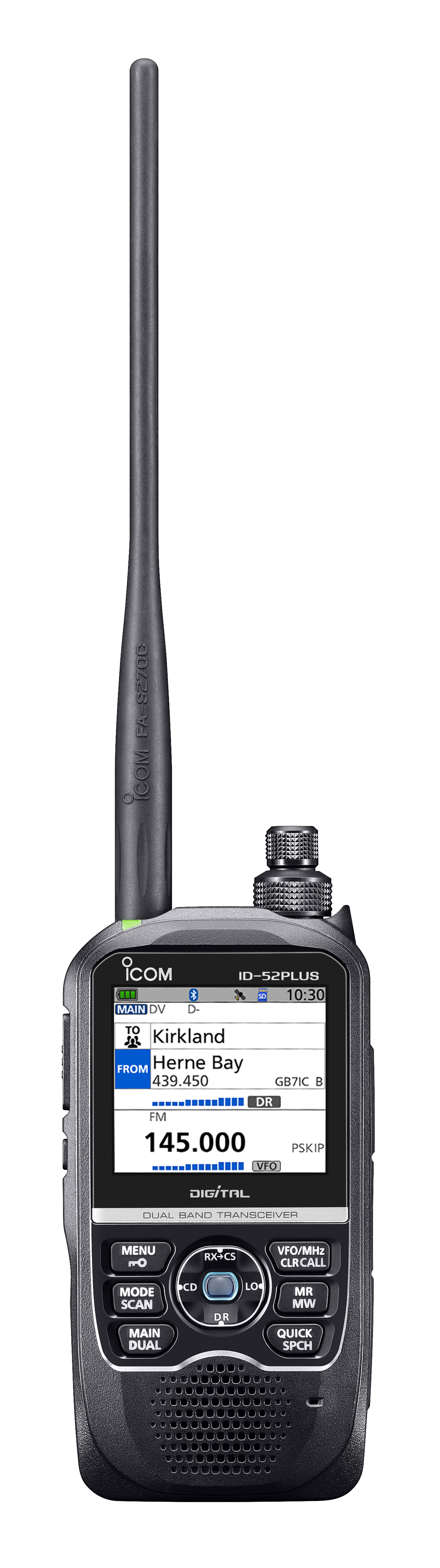 ID-52E PLUS Dual-Band D-STAR Digital Transceiver (Front)